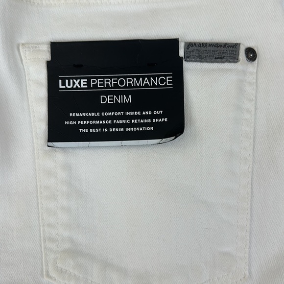 7 for all mankind white skinny slim straight leg size 28 - Picture 4 of 6